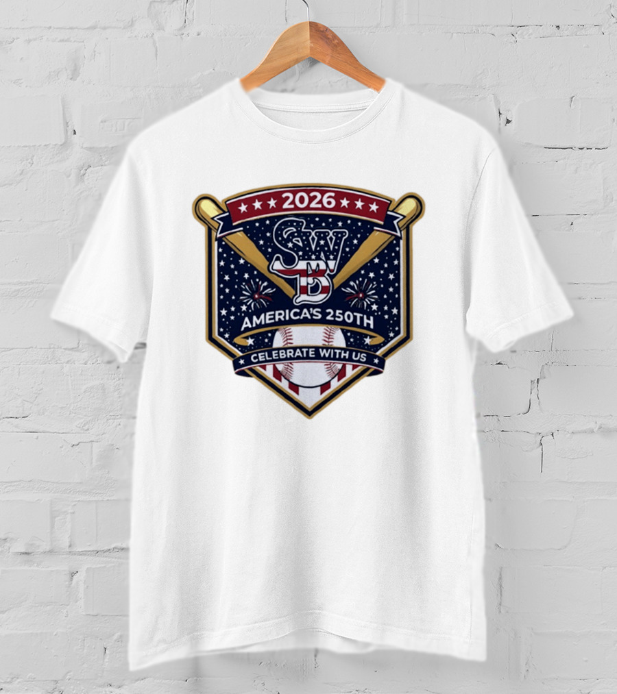 2026 SWB America's 250th Celebrate With Us Baseball T-Shirt