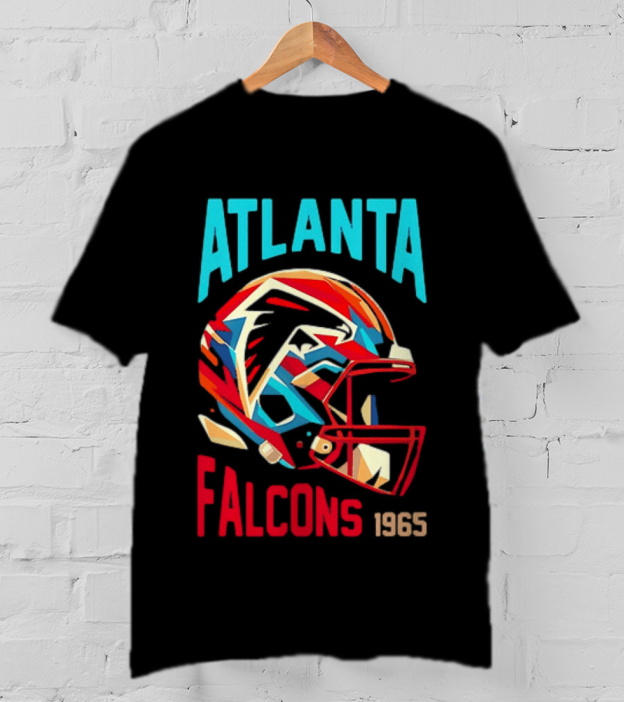 Atlanta Falcons 1965 Helmet Vintage Football Team T-Shirt