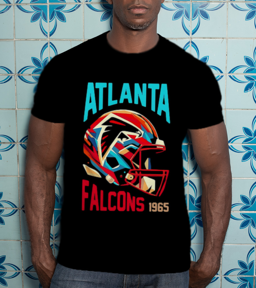 Atlanta Falcons 1965 Helmet Vintage Football Team T-Shirt