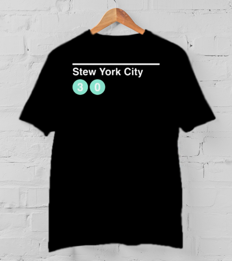 Stew York City 30 Breanna Stewart NY Liberty WNBA T-Shirt