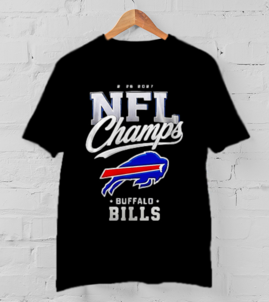 Buffalo Bills NFL Champs 2026 2027 T-Shirt