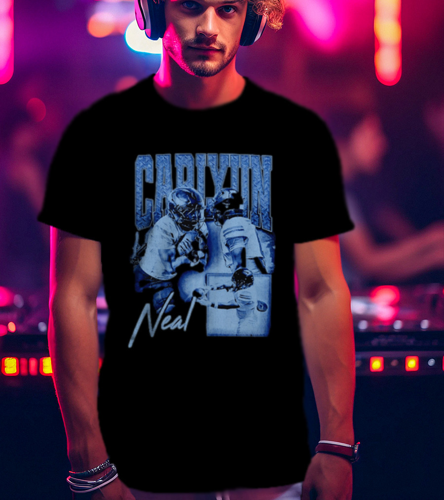 Carlyun Neal Alabama Crimson Tide Football Player Action Collage T-Shirt