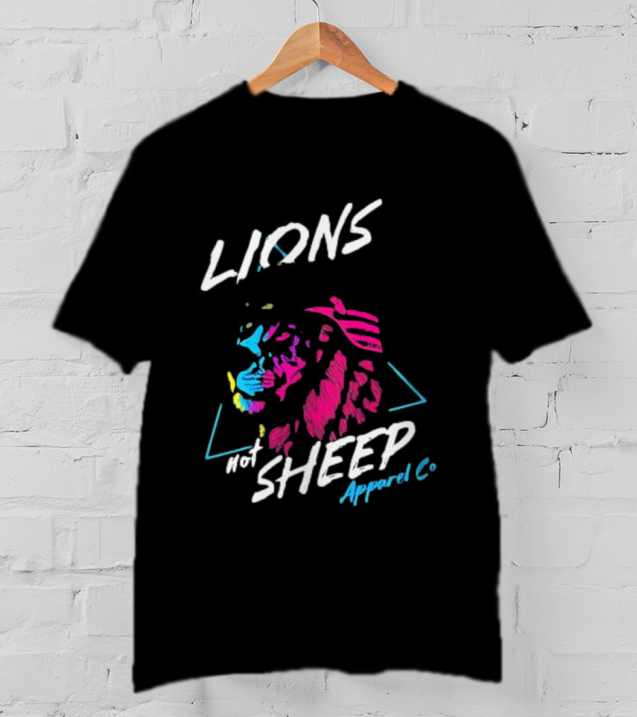 Lions Not Sheep Apparel Co Helmeted Lion T-Shirt