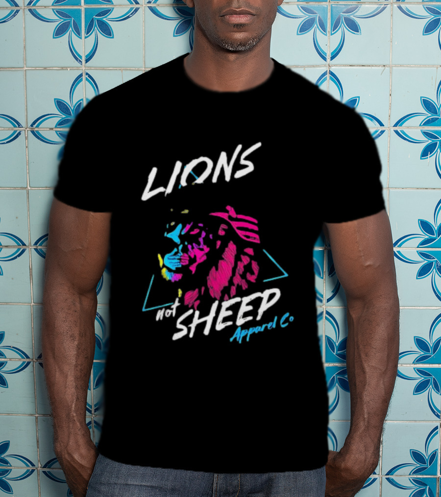 Lions Not Sheep Apparel Co Helmeted Lion T-Shirt