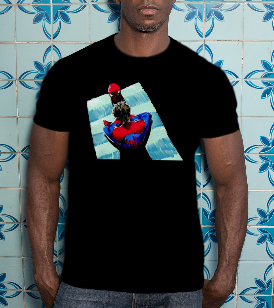 Spider Man Peter Parker Marvel Cinematic Universe Dual Perspective T-Shirt