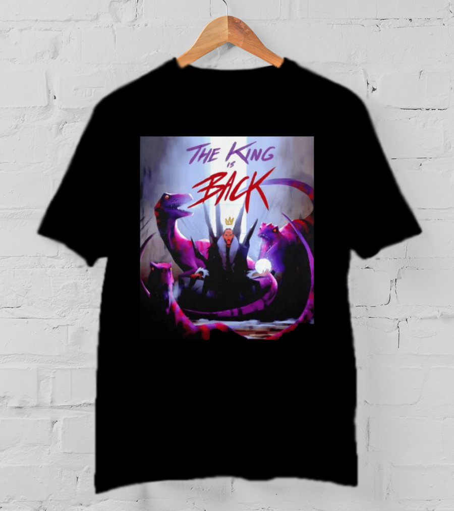 Kawhi Leonard Toronto Raptors The King Is Back Raptors Crown Return T-Shirt