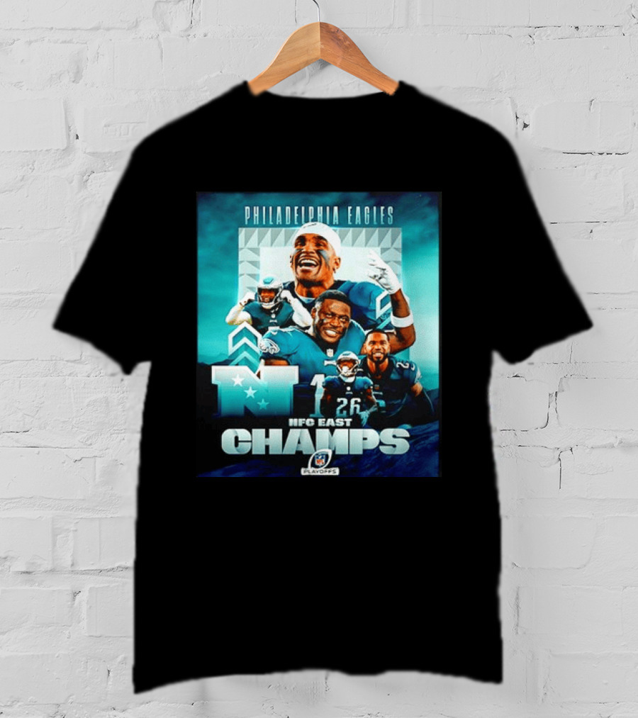 Philadelphia Eagles NFC East Champs 2022 Playoffs T-Shirt