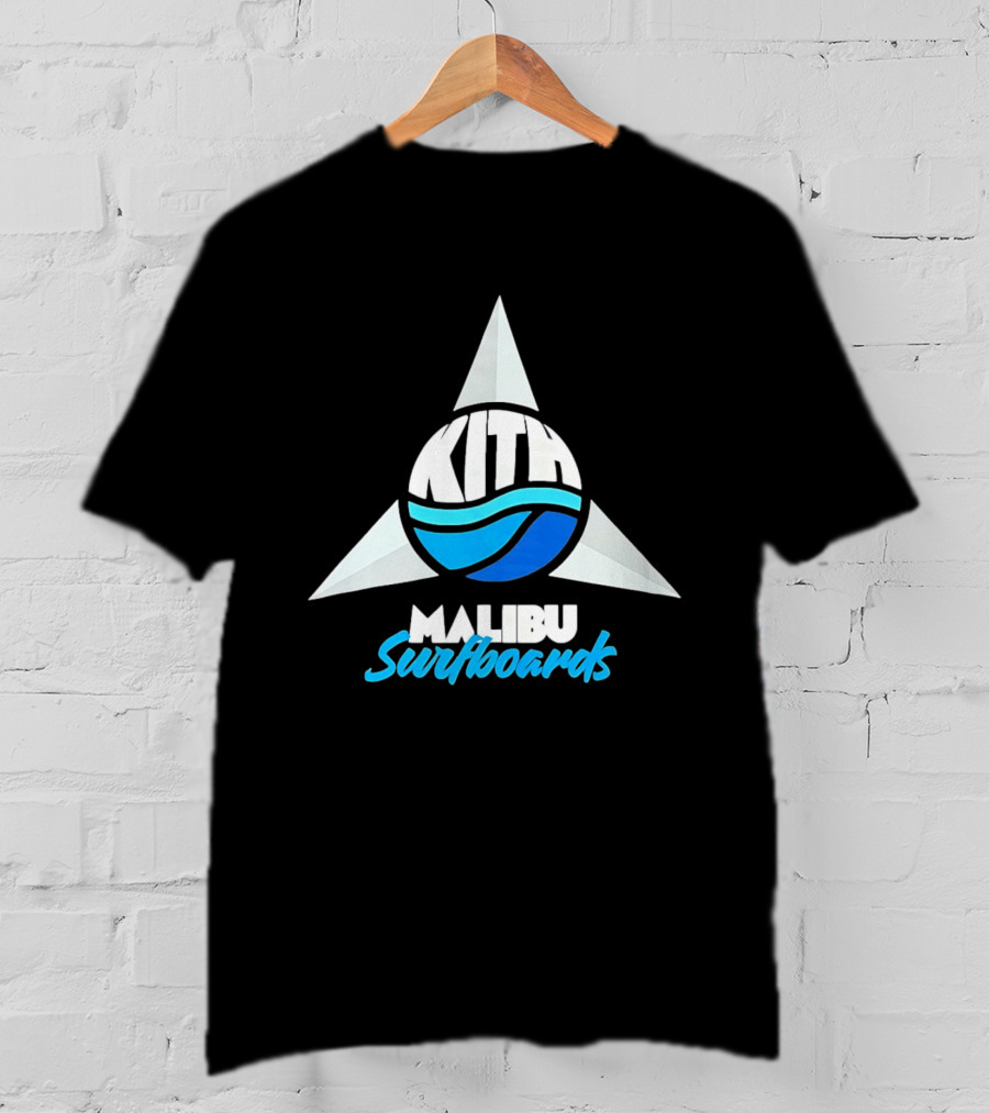 Kith Malibu Surfboards Triangular Wave Aesthetic T-Shirt