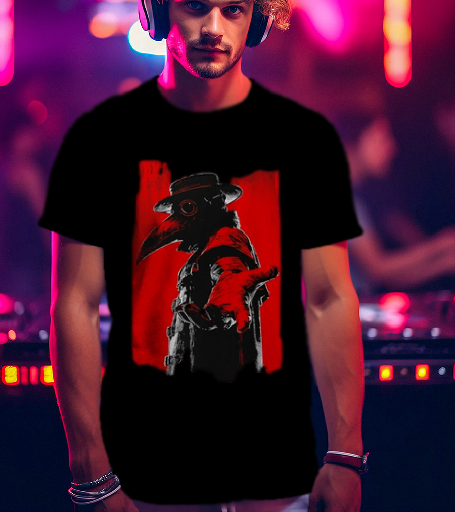 Plague Doctor Come With Me If You Want To Live Vintage Gothic T-Shirt
