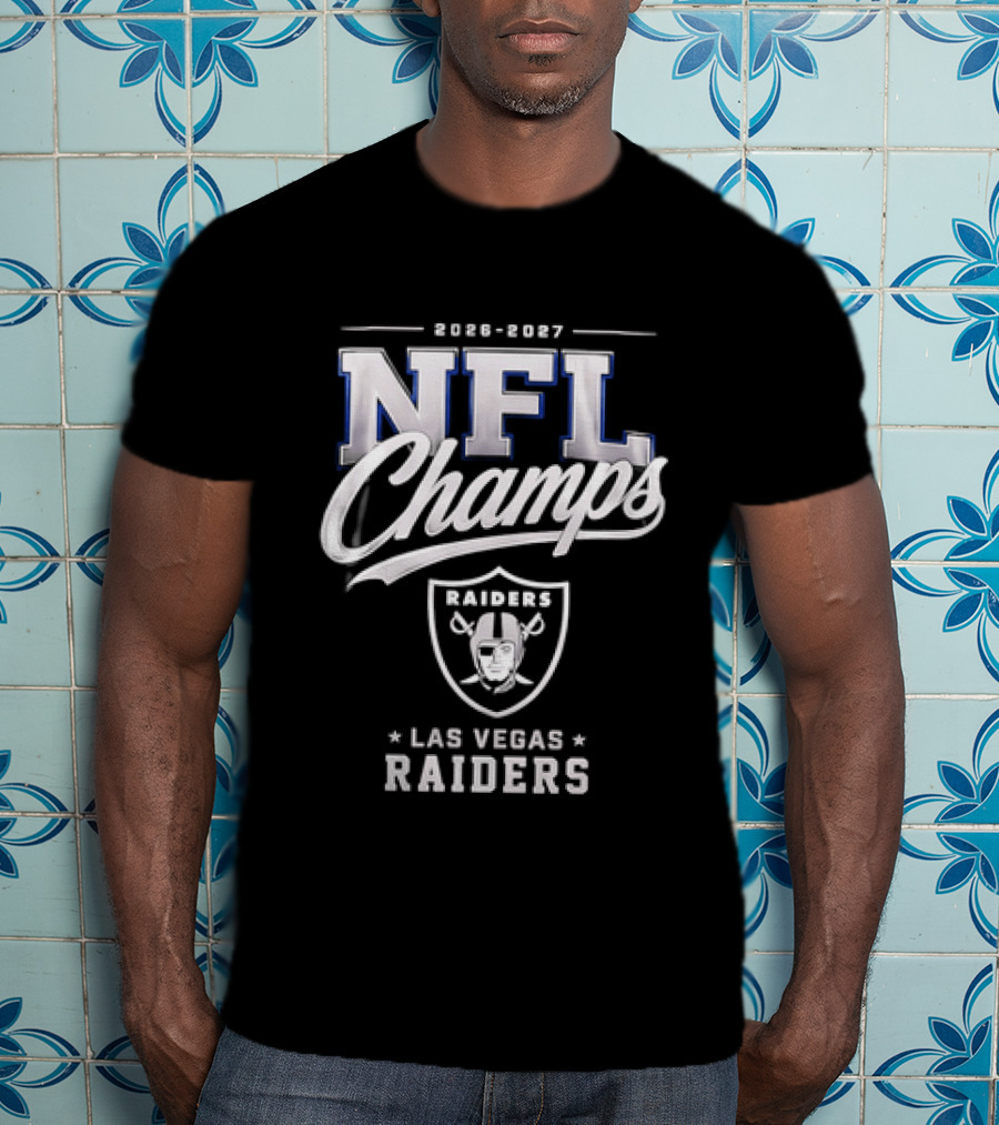 2026 2027 NFL Champs Las Vegas Raiders T-Shirt
