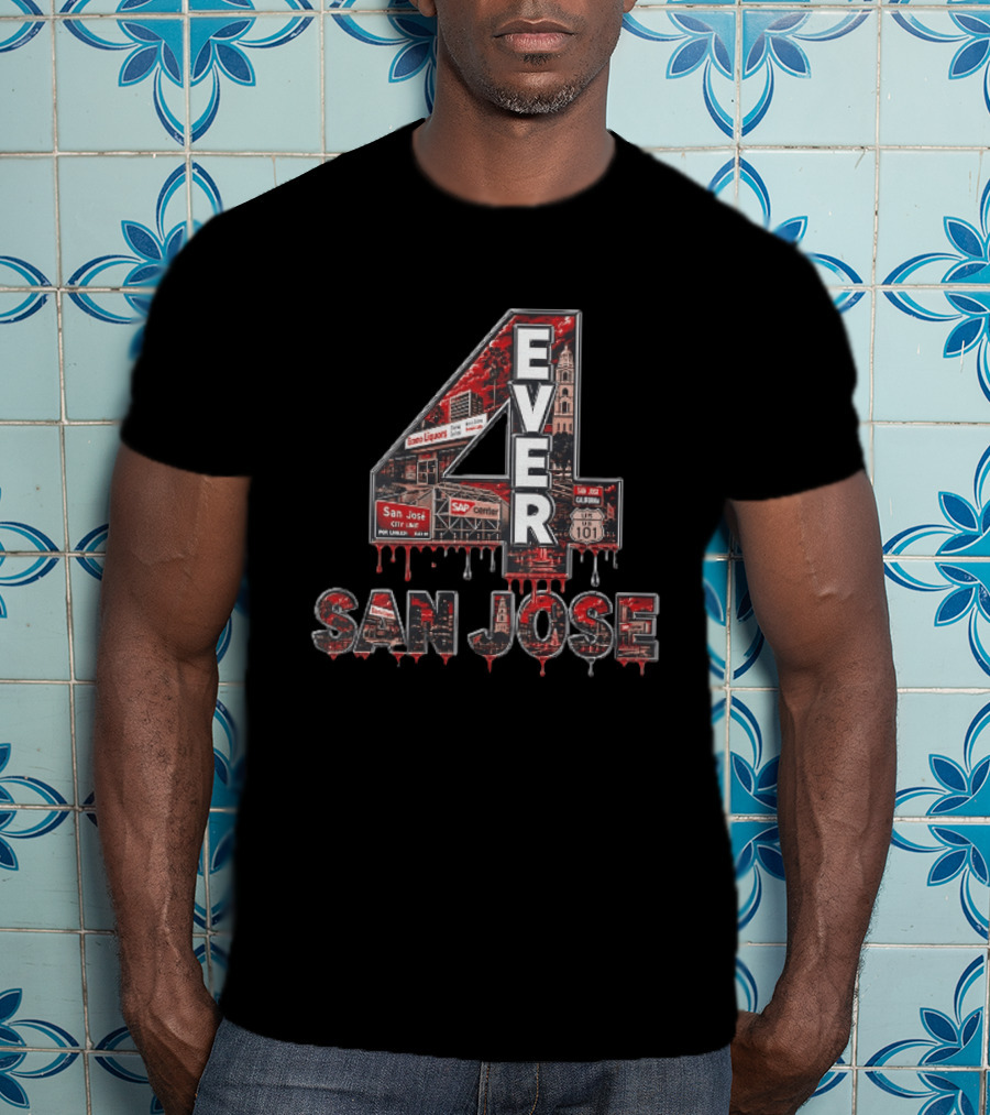 San Jose 4 Ever Econo Liquors SAP Center US 101 California T-Shirt