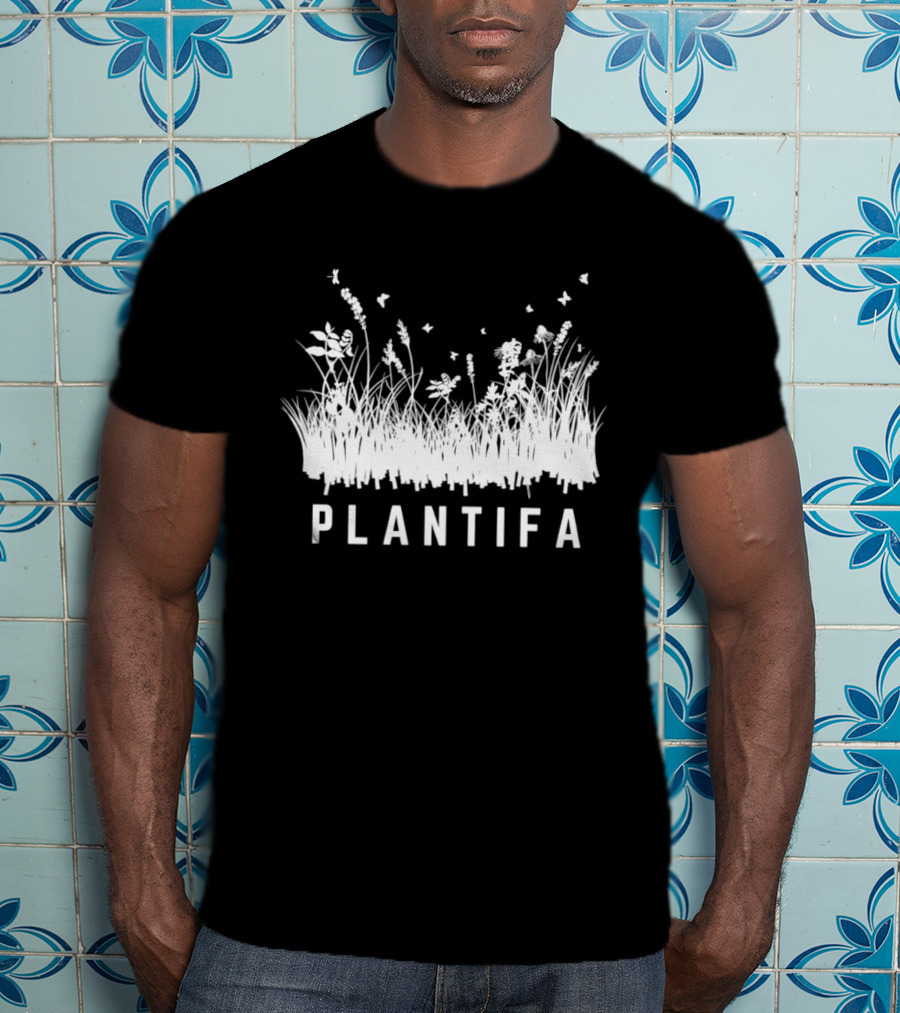 Butterflies And Plantifa Wildflowers T-Shirt