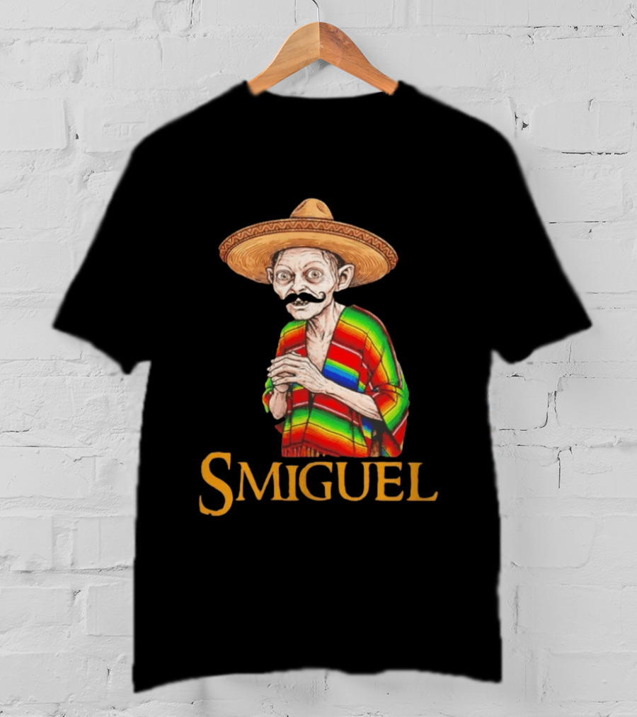 Smiguel Gollum Sombrero Rainbow Poncho T-Shirt