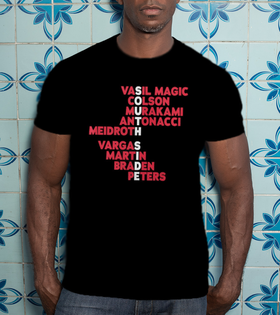 South Side 2026 Baseball Roster Vasil Magic Colson Murakami Antonacci Reidroth Vargas Martin Braden Peters T-Shirt