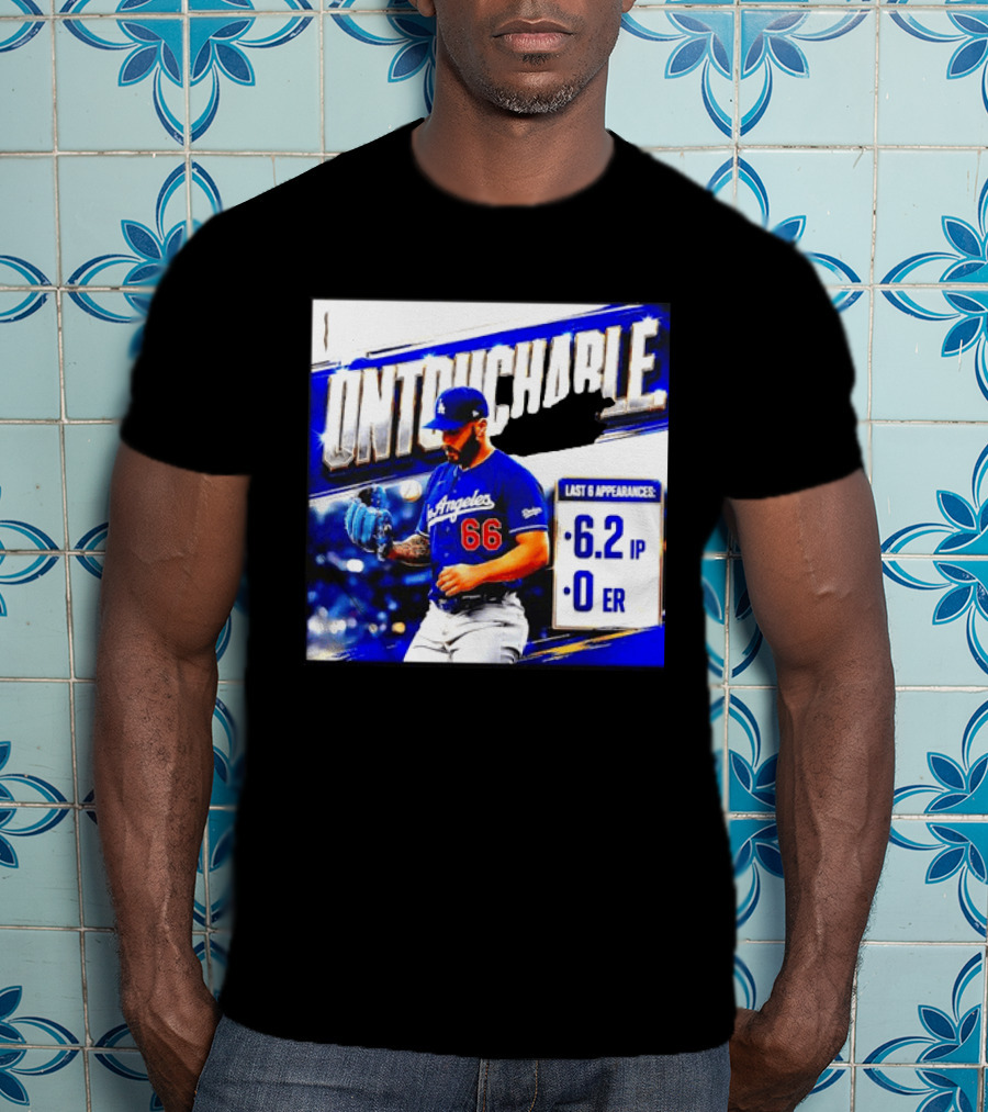 Los Angeles 66 Untouchable Last 6 Appearances 6.2IP 0ER T-Shirt