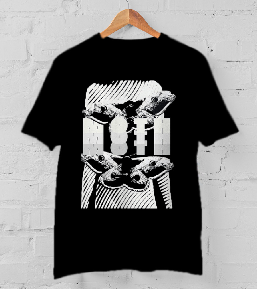 Moth Wings Reflective Optical Illusion T-Shirt