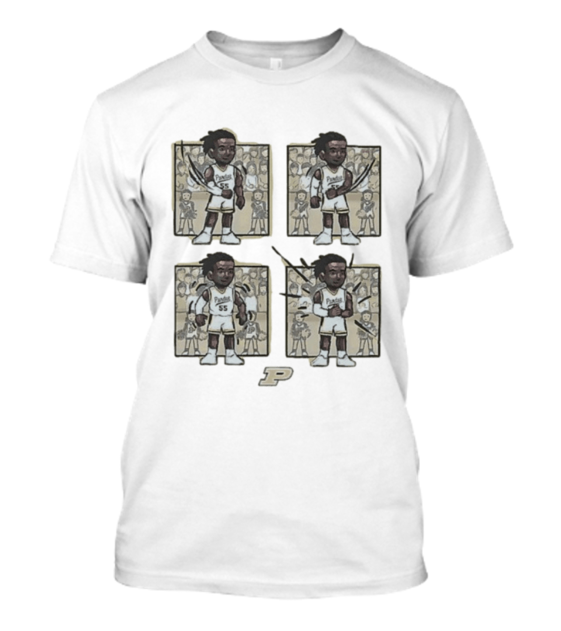 Purdue Basketball The Lance Dance Lance Jones 55 T-Shirt