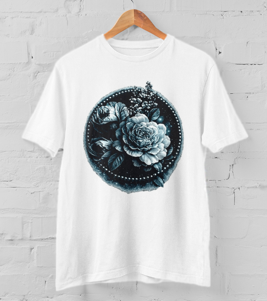 Cape Fear Nevaeh Valentine Floral Muscle Peonies T-Shirt