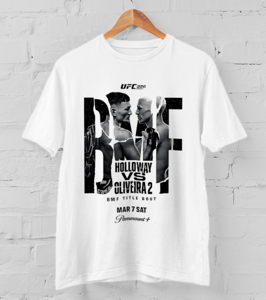UFC BMF Holloway Vs Oliveira 2 Title Bout 326 T-Shirt
