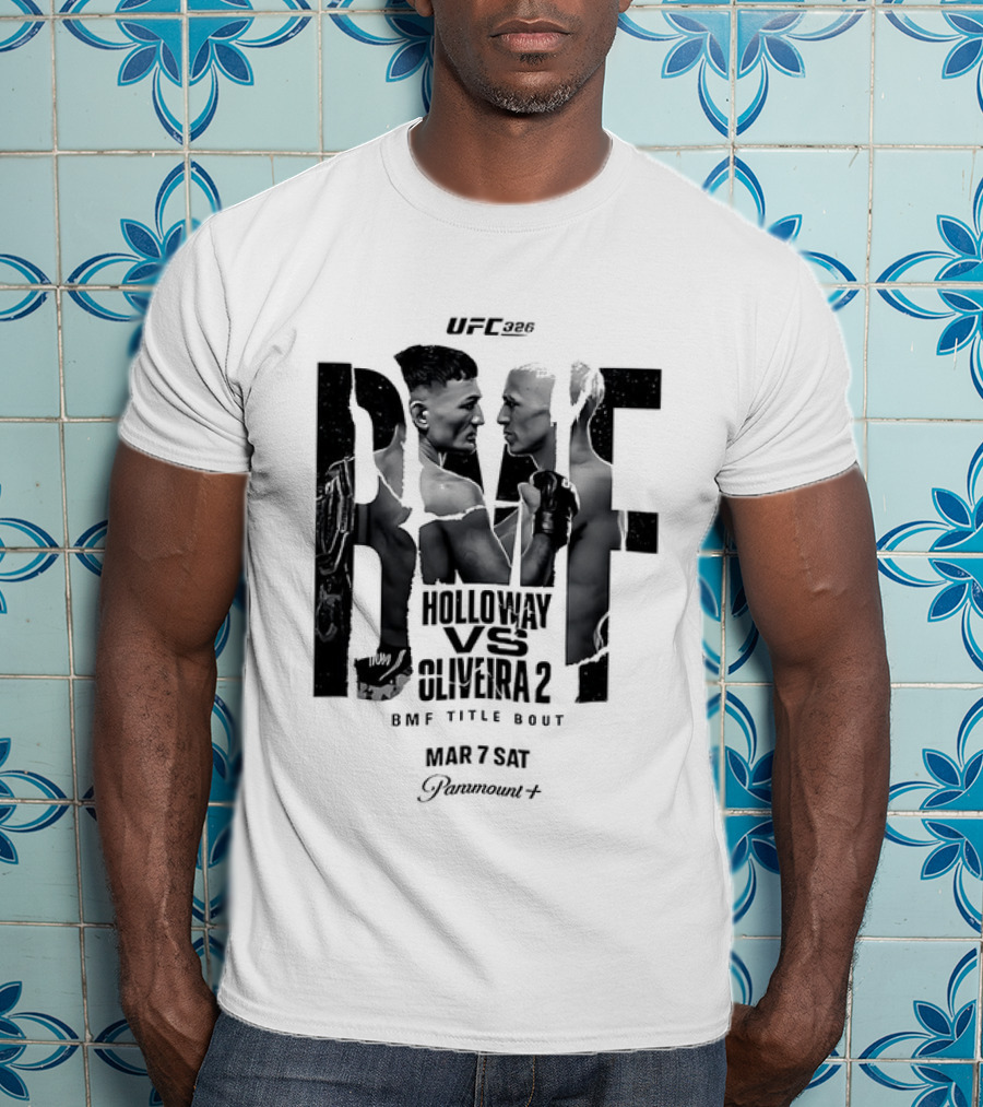UFC BMF Holloway Vs Oliveira 2 Title Bout 326 T-Shirt