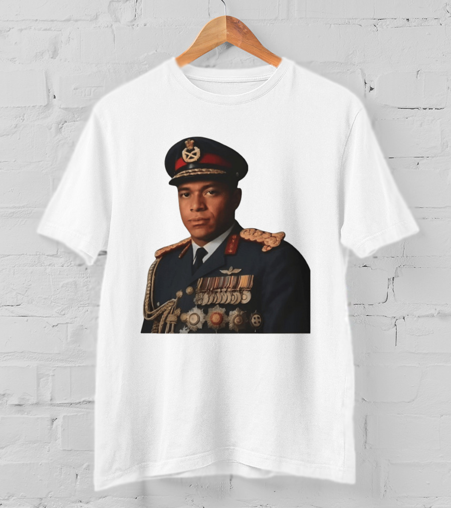 Kylian Mbappe Military Uniform Meme T-Shirt
