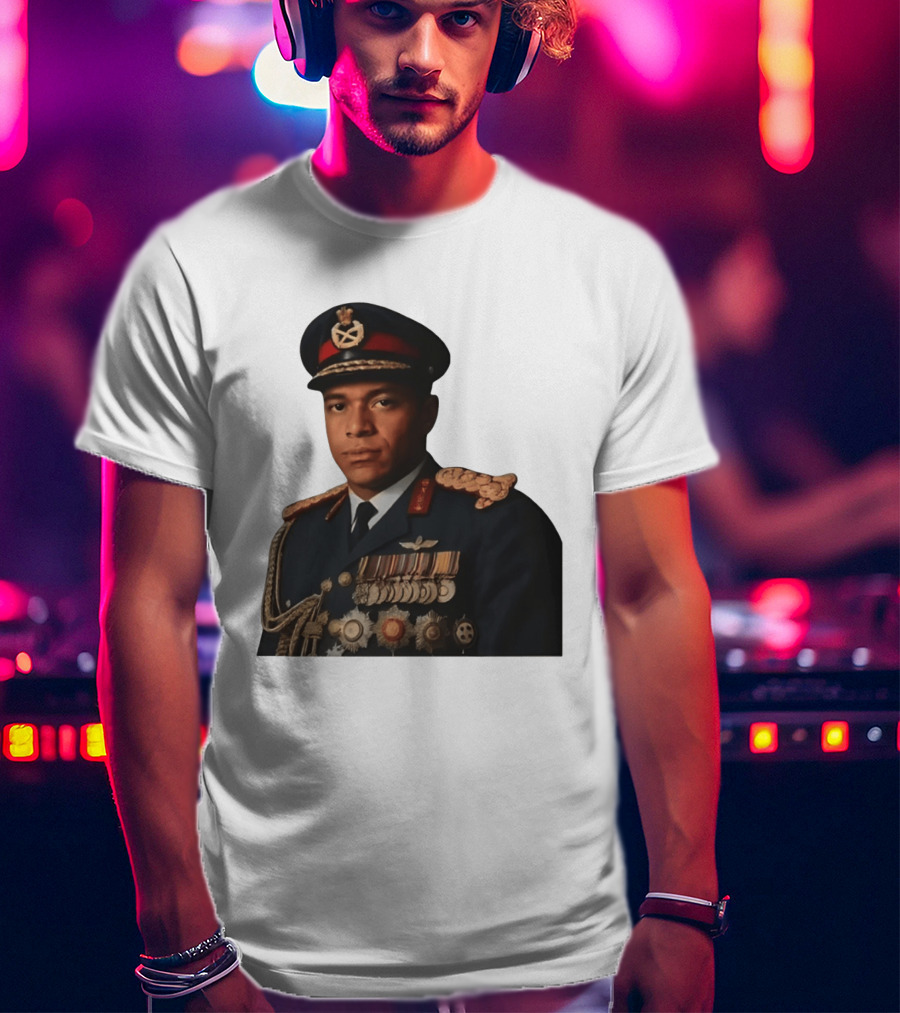 Kylian Mbappe Military Uniform Meme T-Shirt