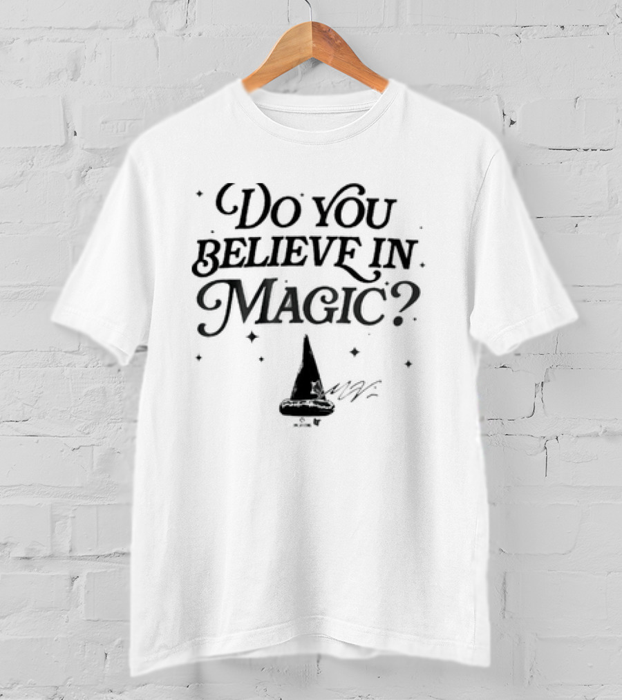 Do You Believe In Magic Mike Vasil Witch Hat Stars T-Shirt
