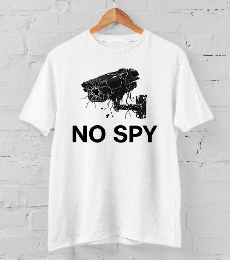 No Spy Surveillance Camera Privacy Anti Surveillance Gadsden Flag T-Shirt