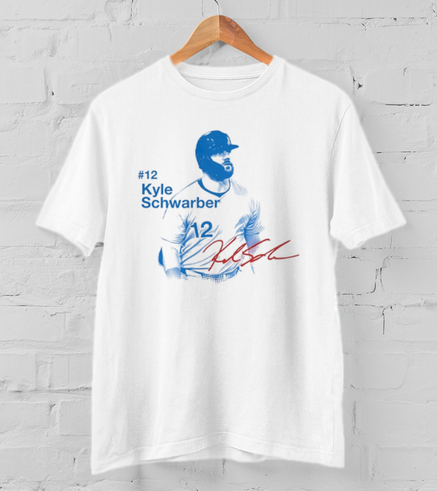 Kyle Schwarber #12 Philadelphia Phillies Baseball T-Shirt