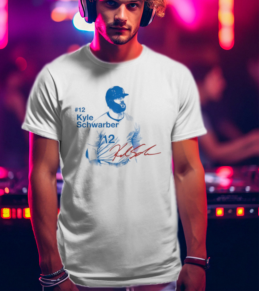 Kyle Schwarber #12 Philadelphia Phillies Baseball T-Shirt