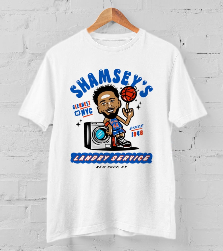 Shamsey's Landry Service New York Knicks Since 1946 NYC T-Shirt