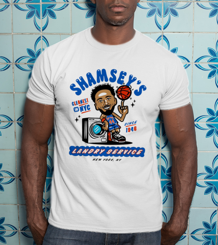Shamsey's Landry Service New York Knicks Since 1946 NYC T-Shirt