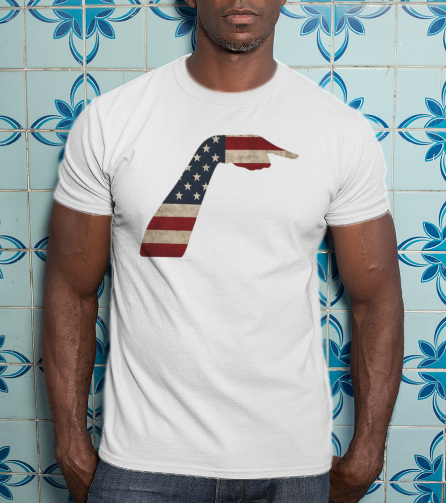 Sophie Cunningham American Flag Pointing Hand Patriotic USA Indiana Fever 2026 T-Shirt