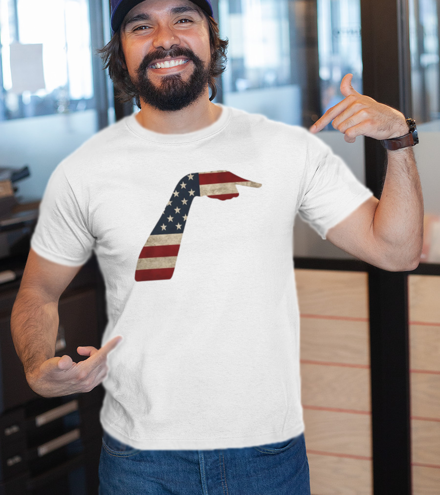 Sophie Cunningham American Flag Pointing Hand Patriotic USA Indiana Fever 2026 T-Shirt