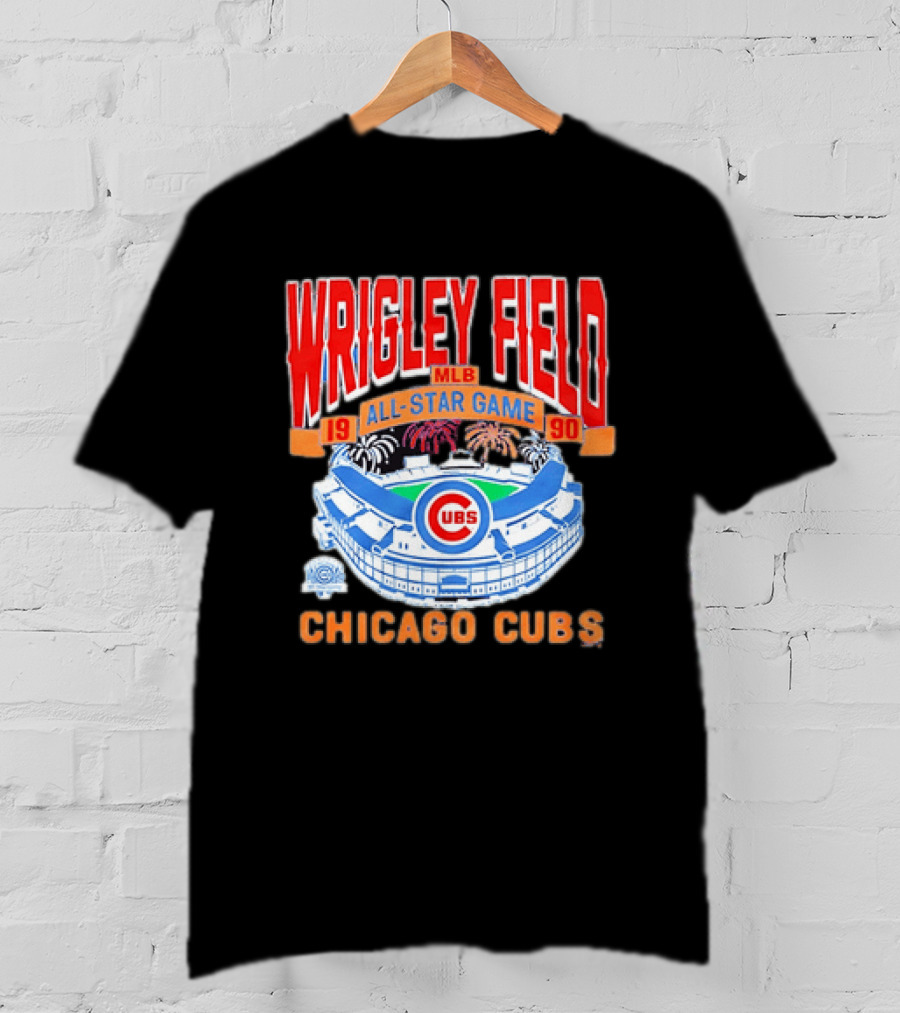 Wrigley Field 1990 MLB All Star Game Chicago Cubs T-Shirt