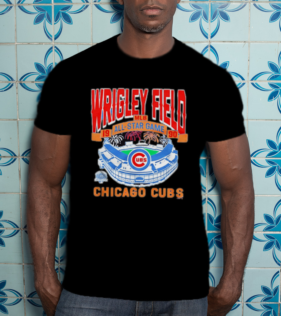 Wrigley Field 1990 MLB All Star Game Chicago Cubs T-Shirt