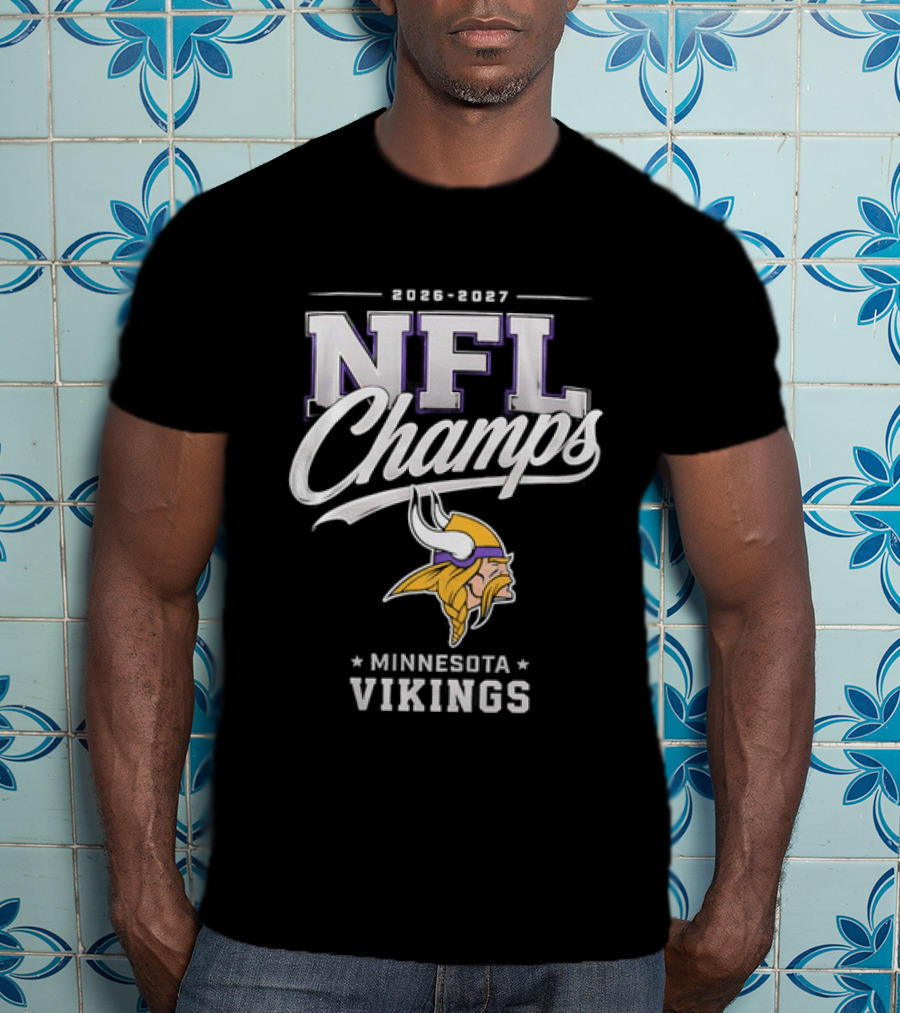 2026 2027 NFL Champs Minnesota Vikings T-Shirt