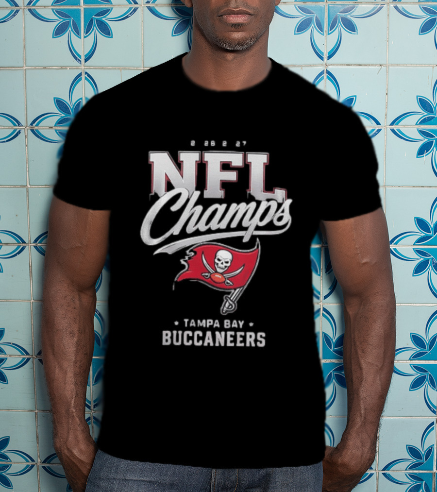 2026 2027 NFL Champs Tampa Bay Buccaneers T-Shirt
