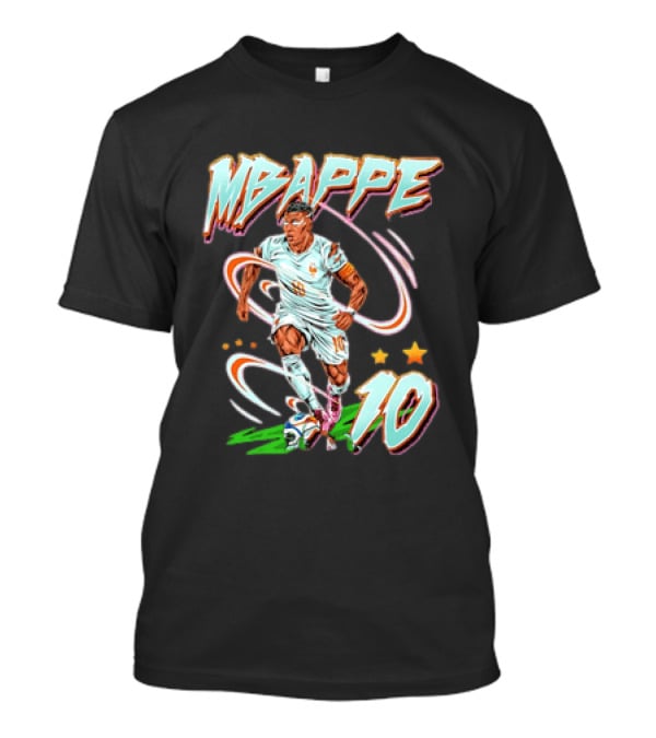 Kylian Mbappe 10 France National Team Soccer Star T-Shirt