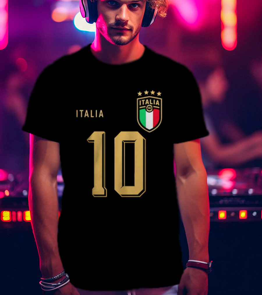 Italia 10 Argentina Lionel Messi T-Shirt