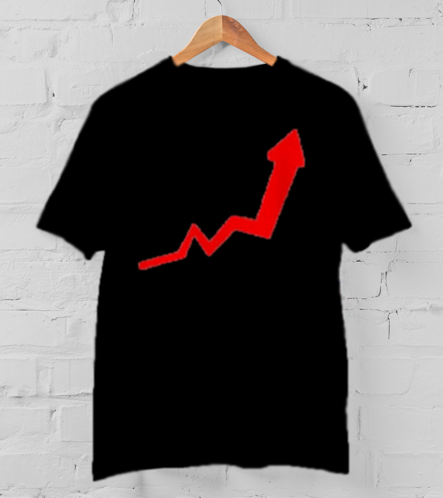 Dayu Stock Market Rising Chart Arrow Trending Upwards Stop Stock T-Shirt