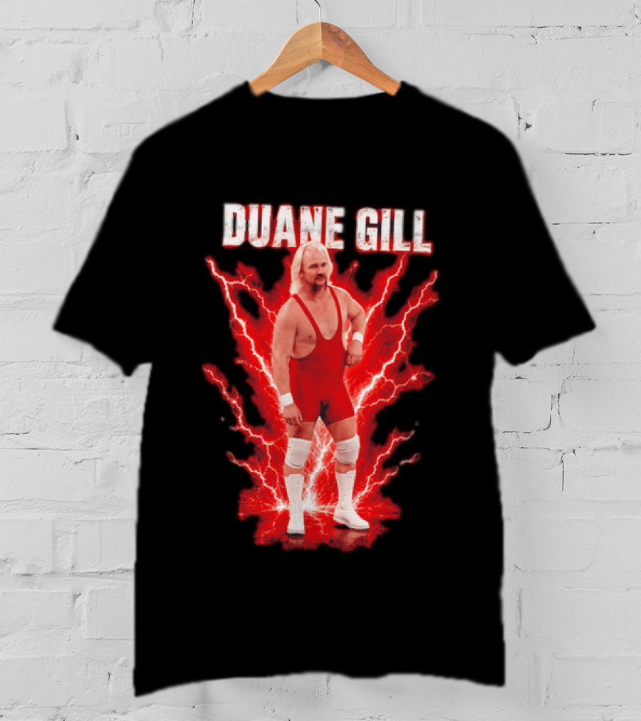 Duane Gill Professional Wrestling Wrestler Red Lightning Outfit T-Shirt