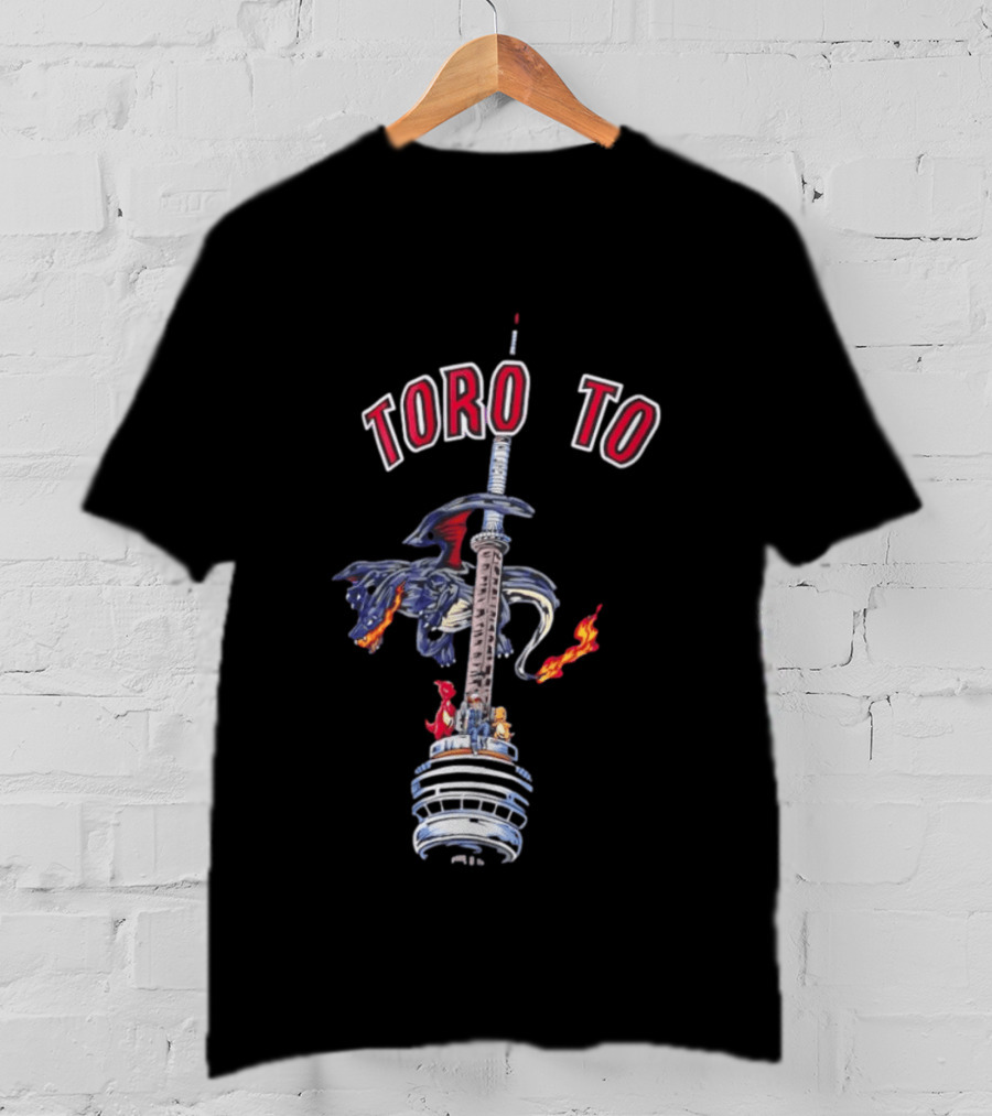 Toronto CN Tower Ash Charizard T-Shirt