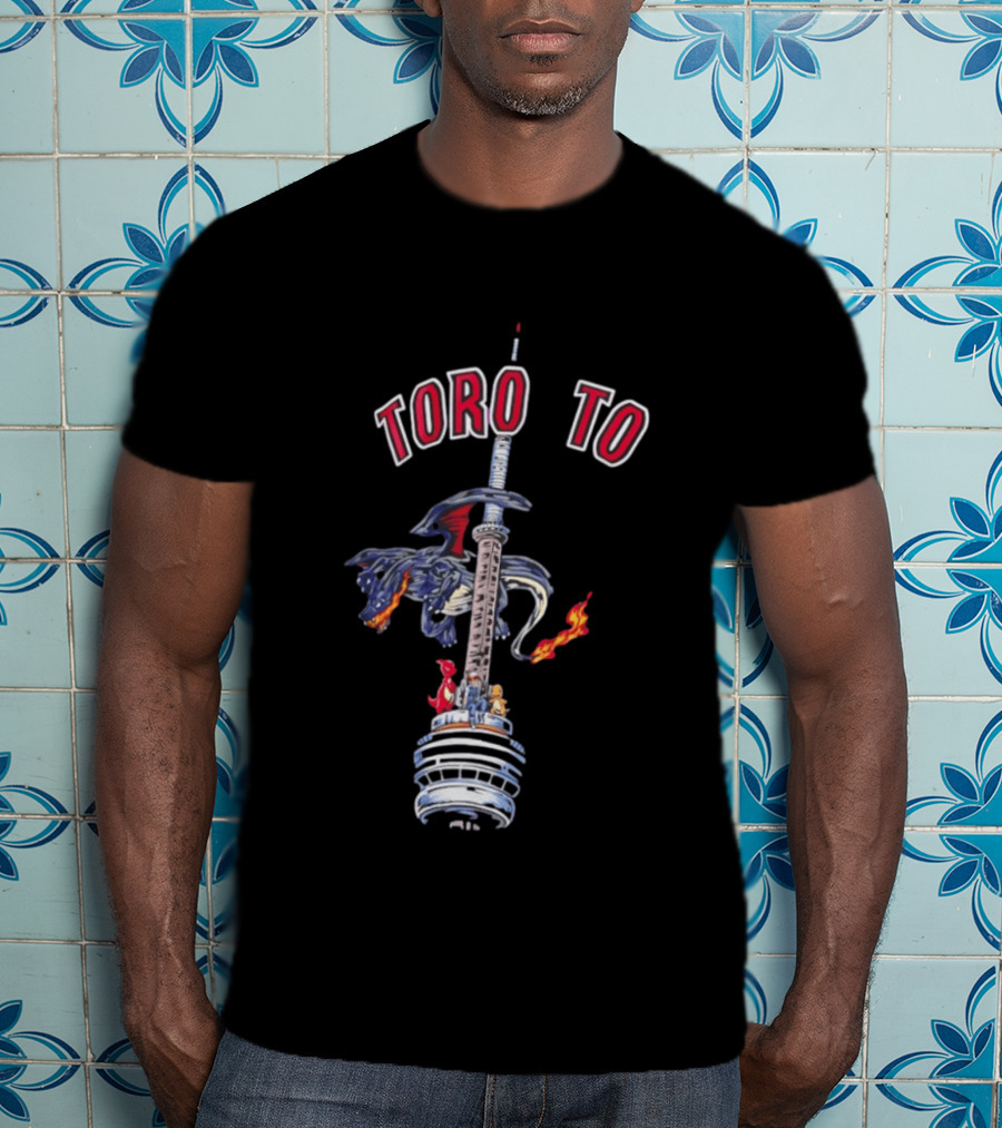Toronto CN Tower Ash Charizard T-Shirt