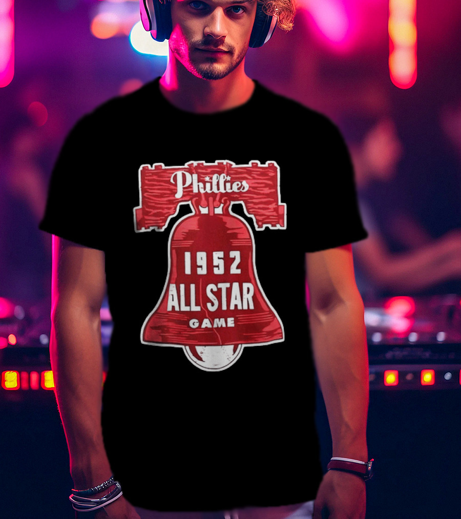Phillies Liberty Bell 1952 All Star Game T-Shirt