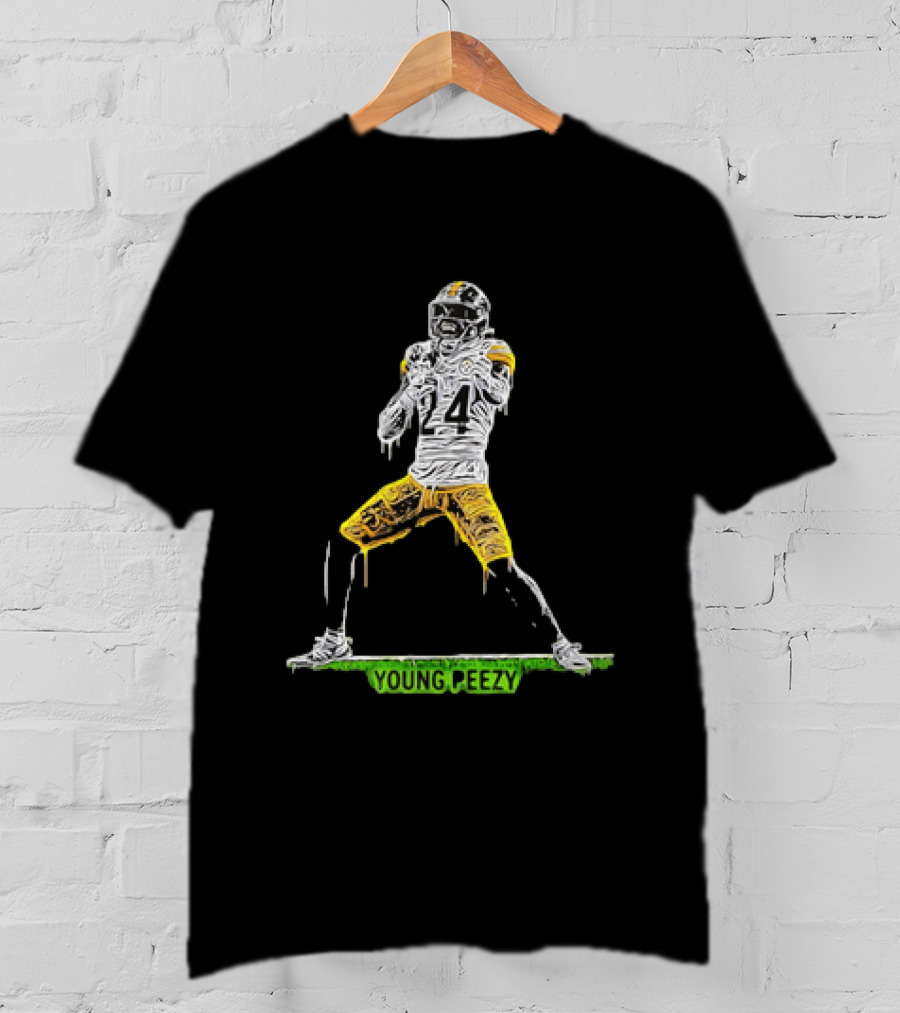 Young Peezy Pittsburgh Steelers Football Player 24 T-Shirt