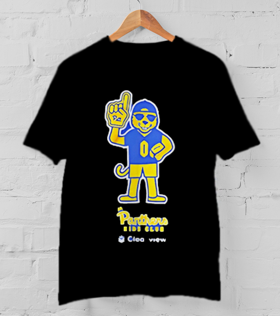 Pittsburgh Panthers Jr Panthers Club Clearview Mascot Football Fan T-Shirt