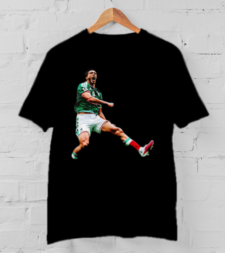 Raúl Jiménez Celebrating Mexico National Soccer Team Victory T-Shirt