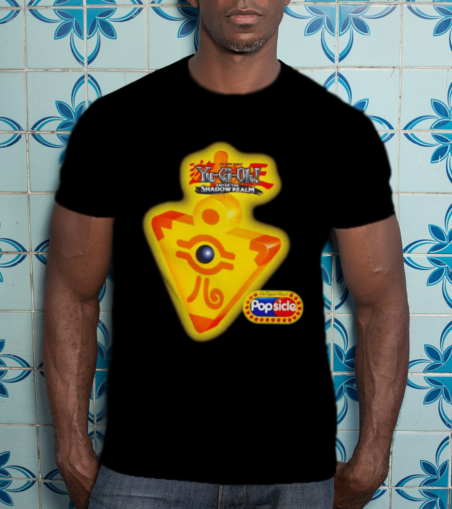 Shonen Jump Yu Gi Oh Enter The Shadow Realm Millennium Puzzle Popsicle T-Shirt