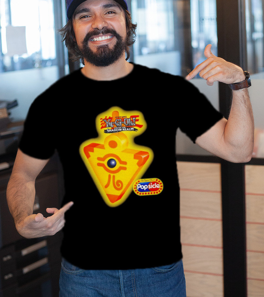 Shonen Jump Yu Gi Oh Enter The Shadow Realm Millennium Puzzle Popsicle T-Shirt